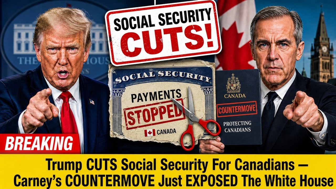 Trump CUTS Social Security For Canadians &mdash; Carney's COUNTERMOVE Just EXPOSED The White House
