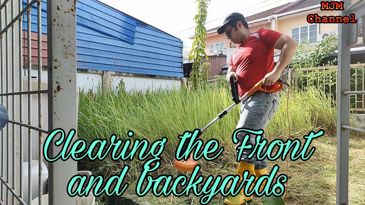 Housekeeping My Kuching Home | Clearing the Reeds | Bush Cutter | Front Porch |