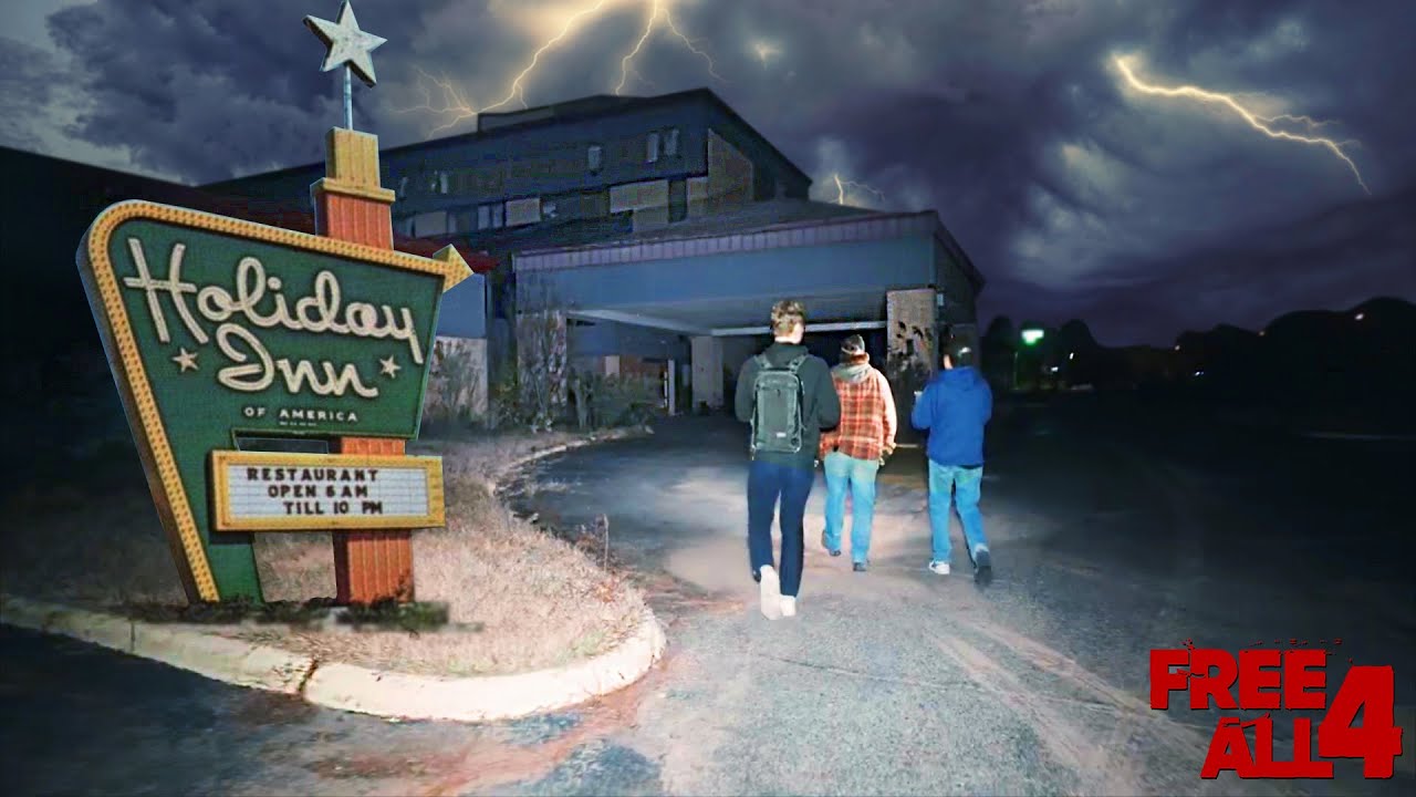 Exploring the Forgotten Holidome: Eerie Night Adventure in Abandoned Shreveport, LA