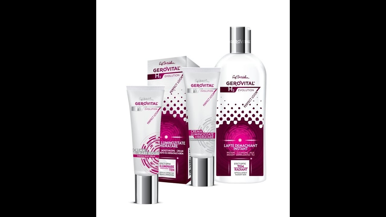 Tutorial: Cum sa ai un ten fabulos cu gama Gerovital H3 Perfect Look