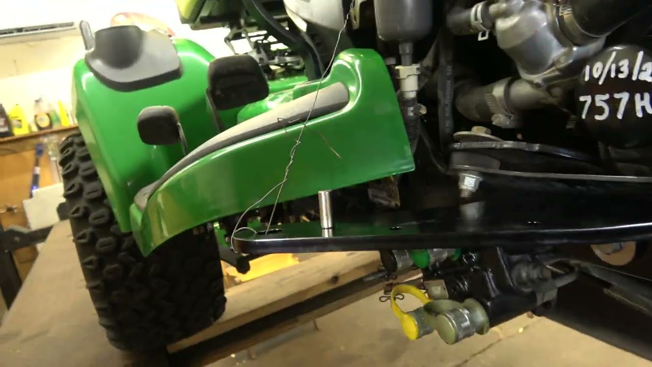 cozy cab install on john deere x 739 part 1