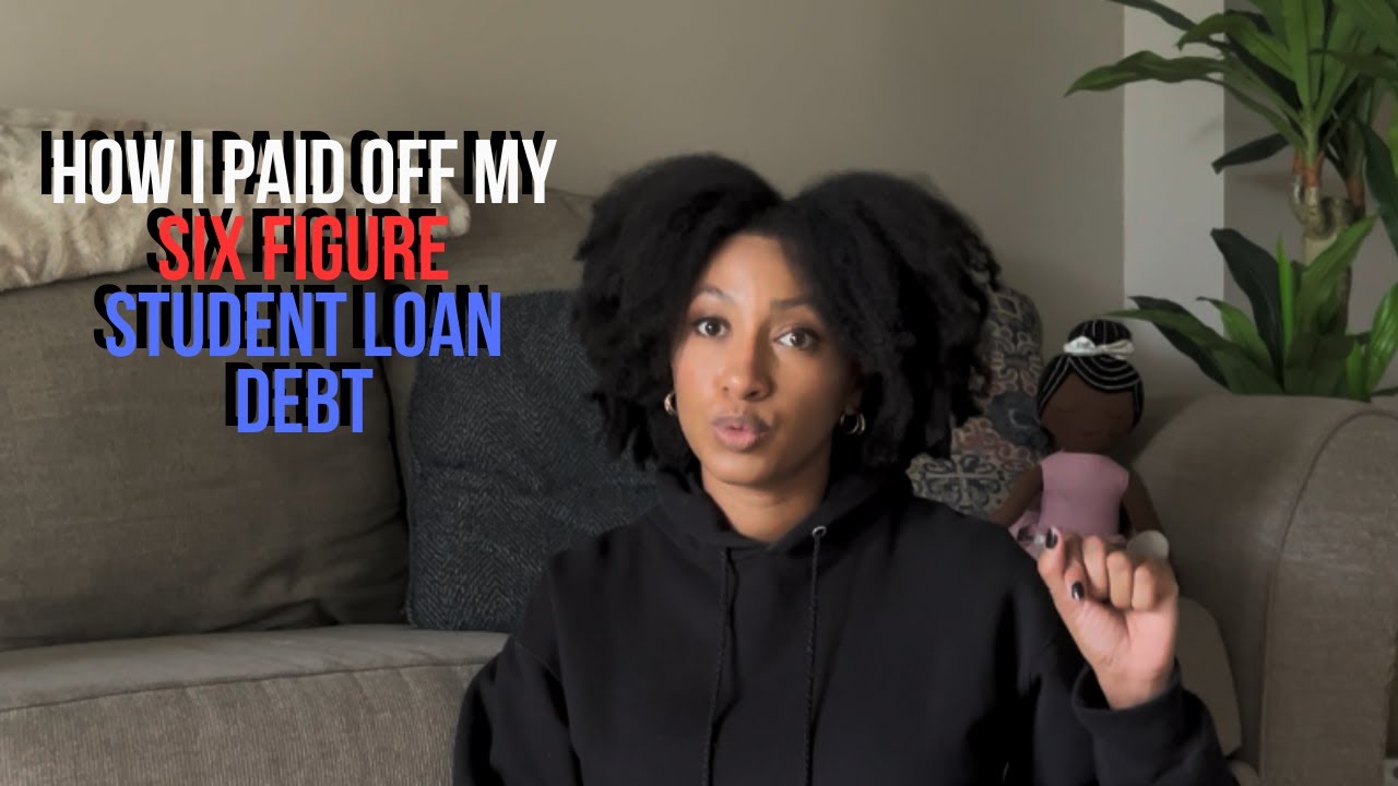 How I Paid Off My 6 Figure Student Loan Debt! | Step-by-Step Process