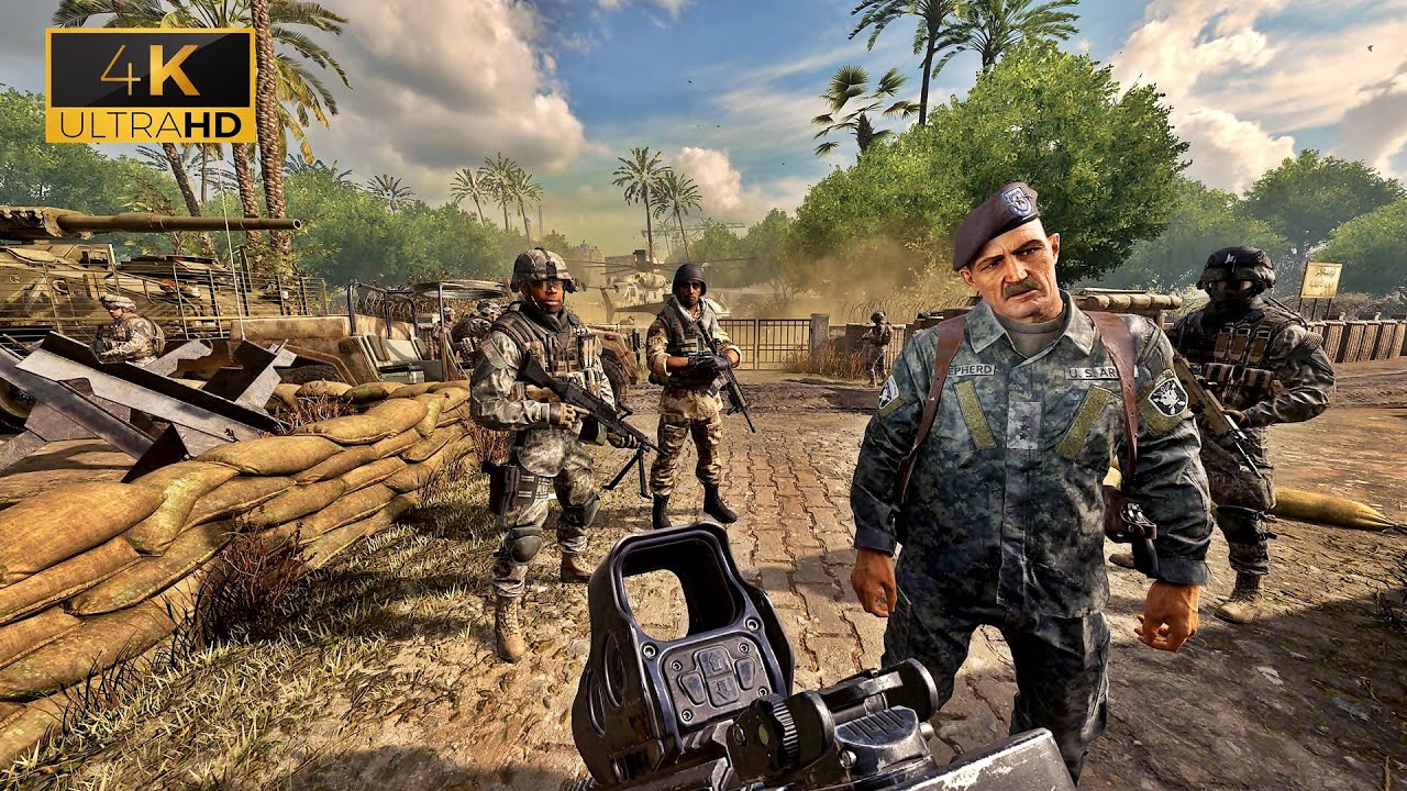 Afghanistan Red Zone - Ultra Realistic Graphics Gameplay [4K UHD 60FPS] Call of Duty