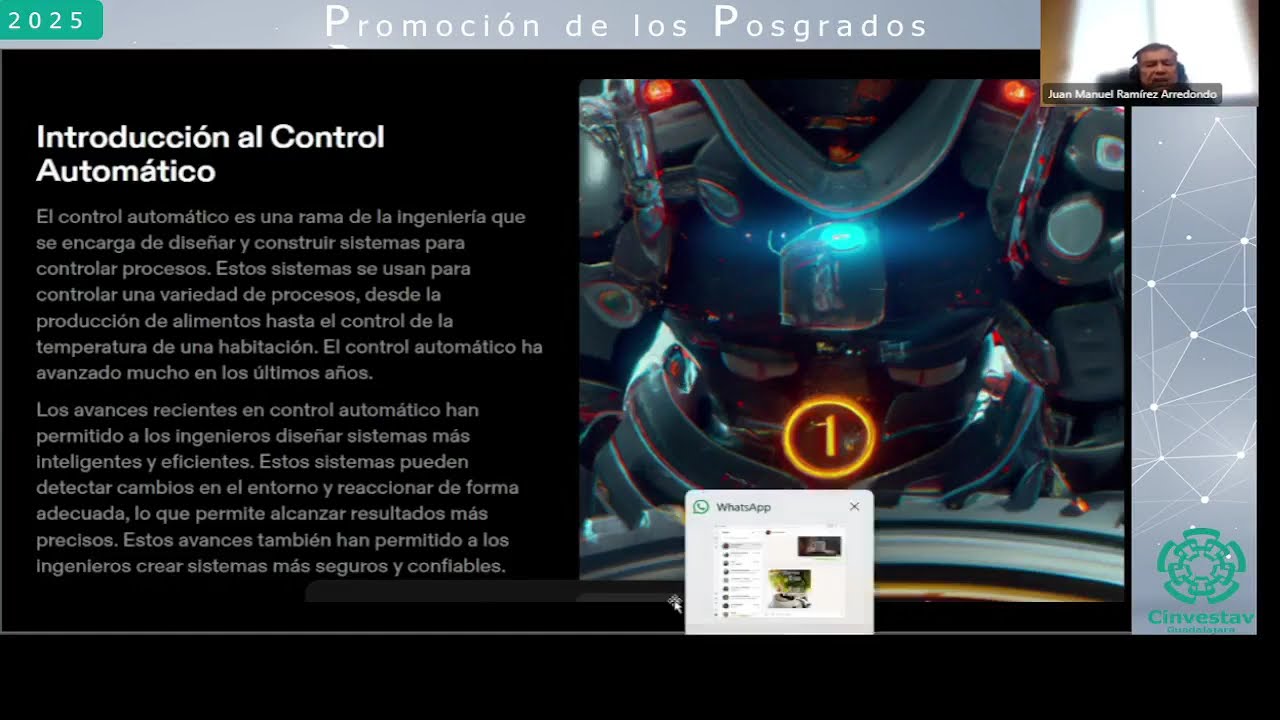 Charla de los Posgrados del Cinvestav Guadalajara 2025