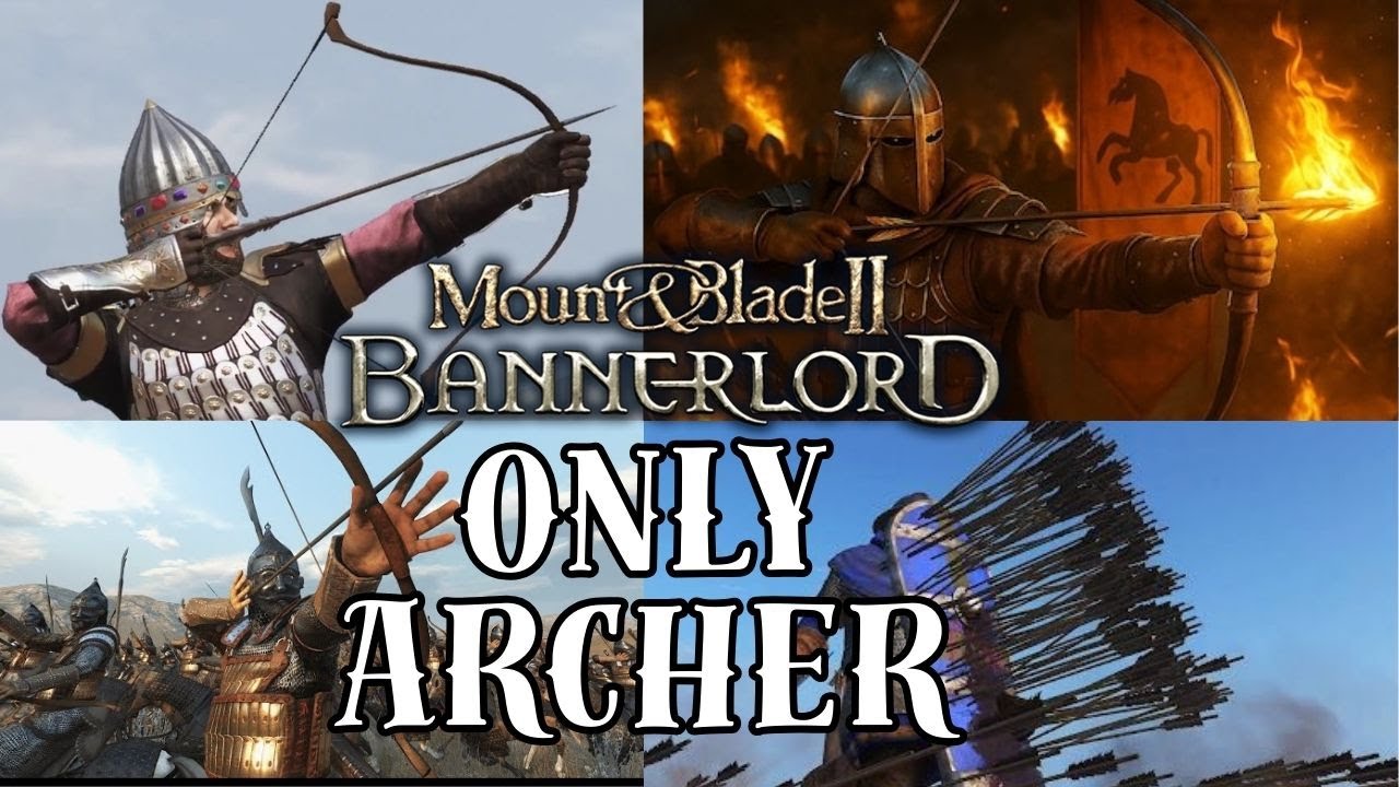 DAY 2 I AM BUILDING AN ARMY WITH ONLY ARCHERS AND CONQUERING THE WORLD Mount and Blade 2 Bannerlord