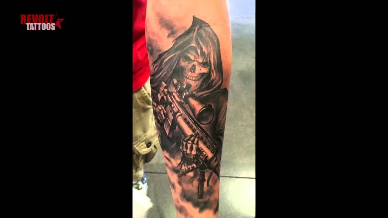 The Grim Reaper Sniper | Revolt Tattoos | Joey Hamilton |