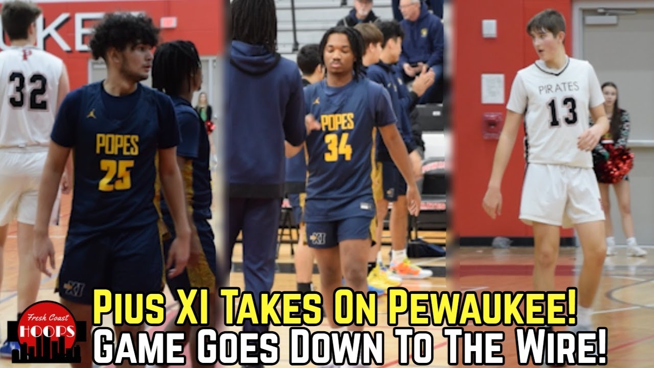 Pius XI Takes Down Pewaukee! Intense Game Goes Down To The Wire!