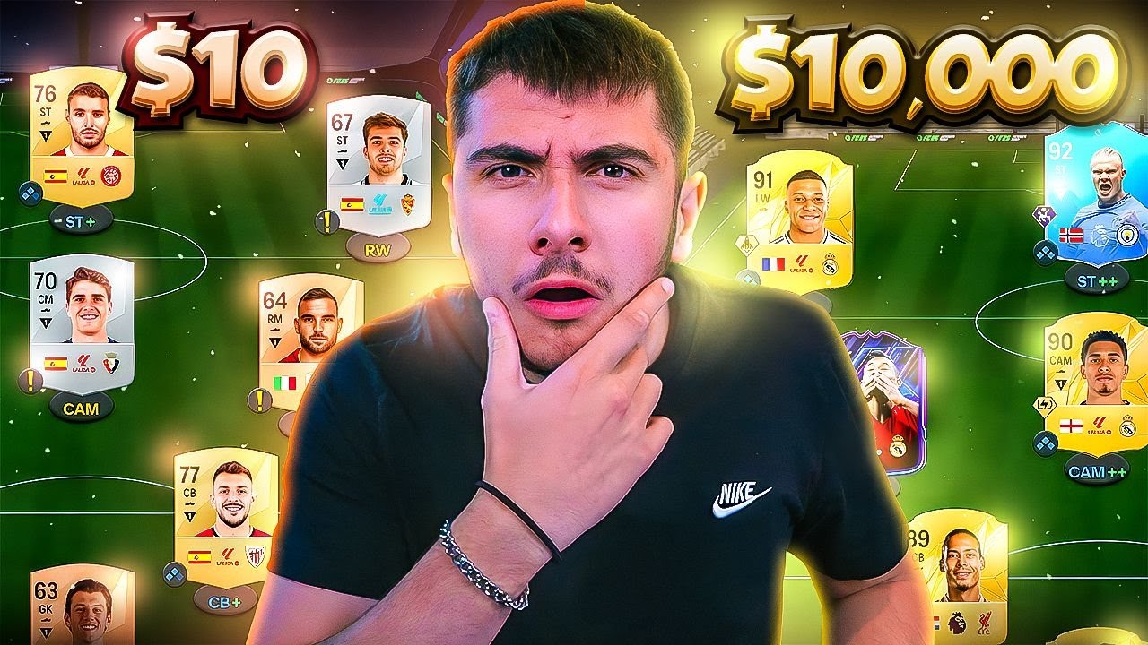 $10 VS $10,000 FC25 Team