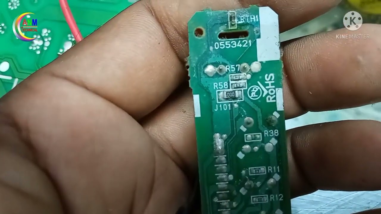 daikin indoor error c9 || How to Trace and Solve PCB Fault