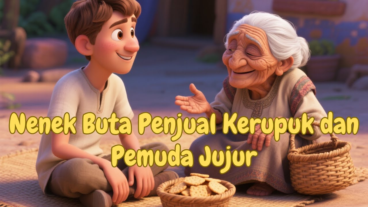 Nenek Buta Penjual Kerupuk dan Pemuda Jujur | Cerita Anak | Dongeng Anak