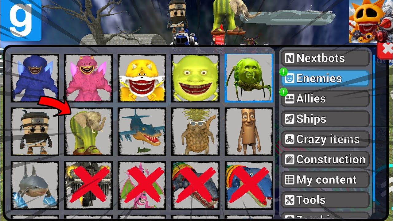 Sandbox in space updated new lirili larila lin gang melon cappuccino assassino 😱 chasing nextbots 🔥