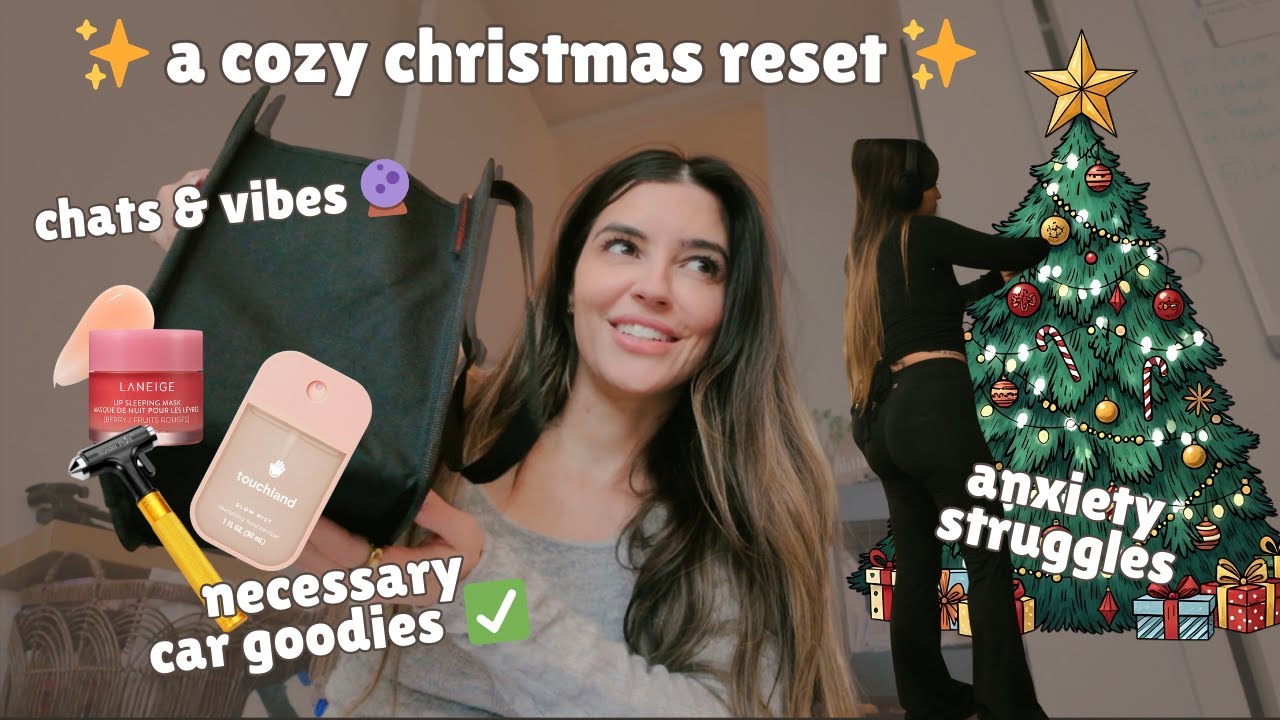 Уютная рождественская перезагрузка 🎄🕯️ + борьба с тревогой и пополнение запасов Тесси 🚗✨