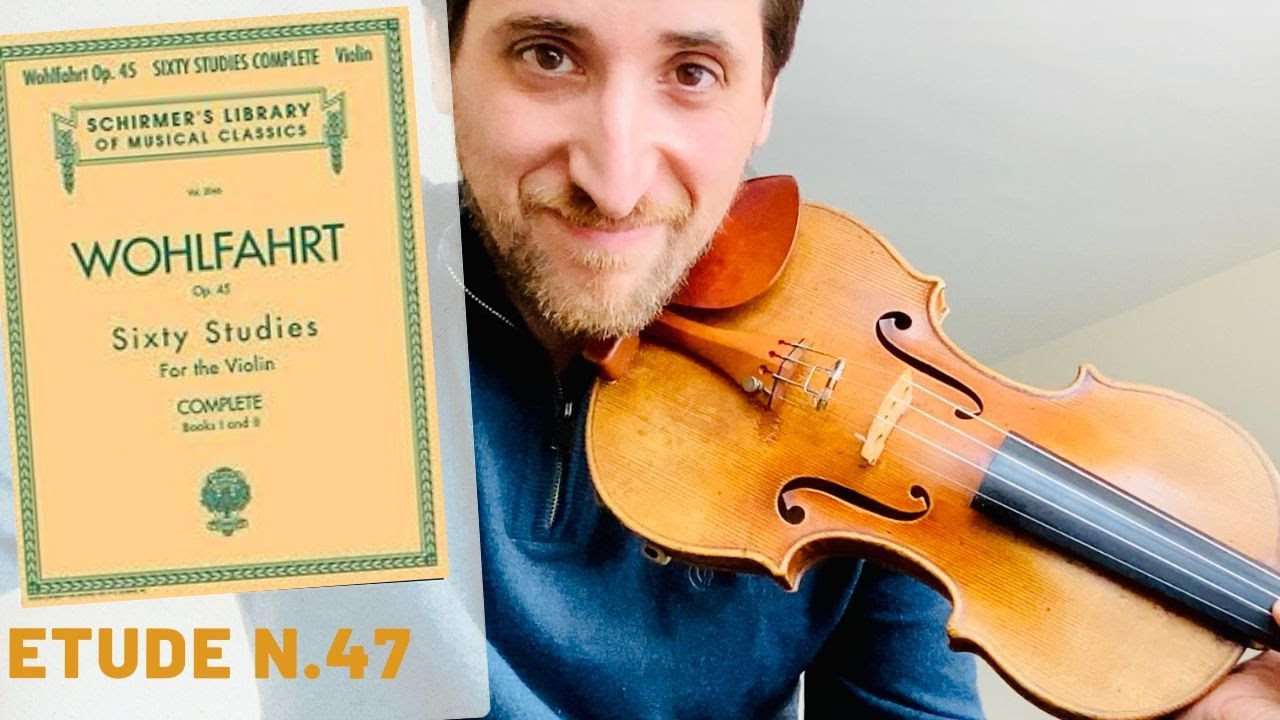 Wohlfahrt Etude 47 tutorial