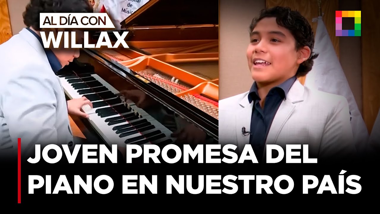 Al D&iacute;a con Willax - JUL 30 -AGUST&Iacute;N FLORES: UN GRAN JOVEN PROMESA DEL PIANO EN NUESTRO PA&Iacute;S | Willax