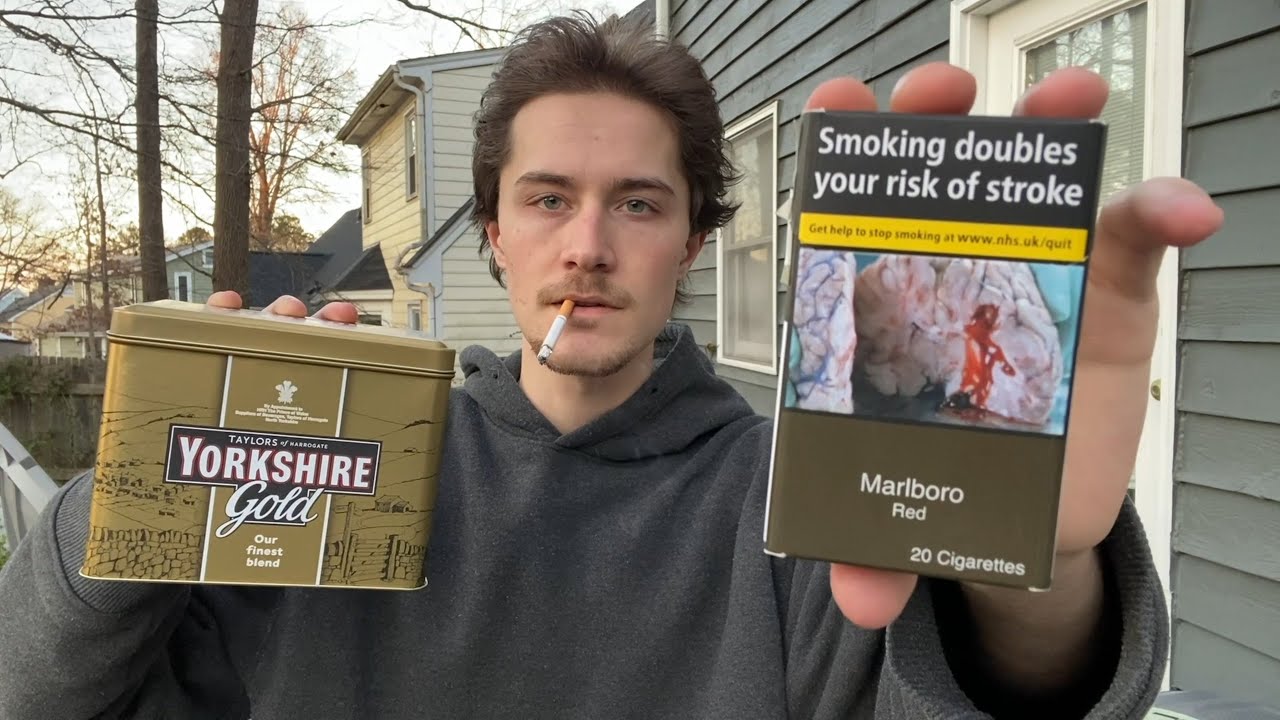Smoking a British Cigarette While Drinking British Tea