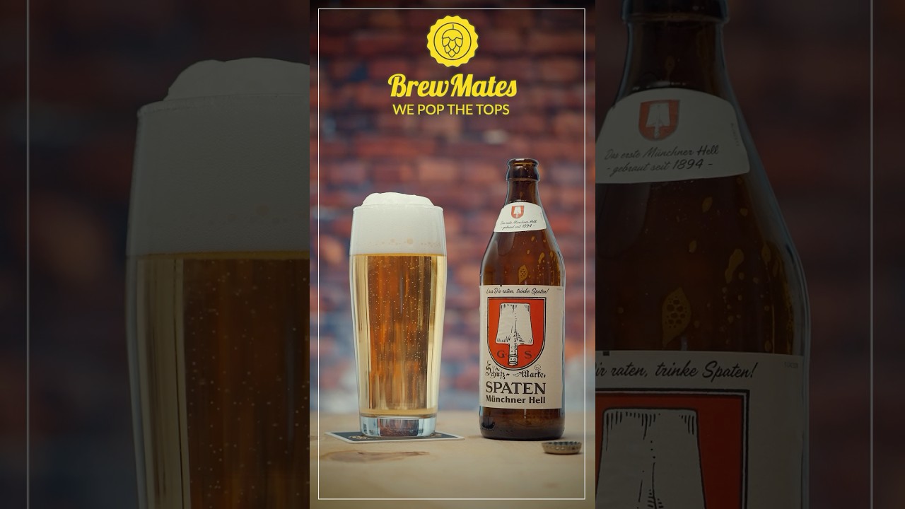 Spaten M&uuml;nchner Hell - Spaten-Franziskaner-Br&auml;u GmbH - BrewMates #germanbeer #bavarianbeer #beer
