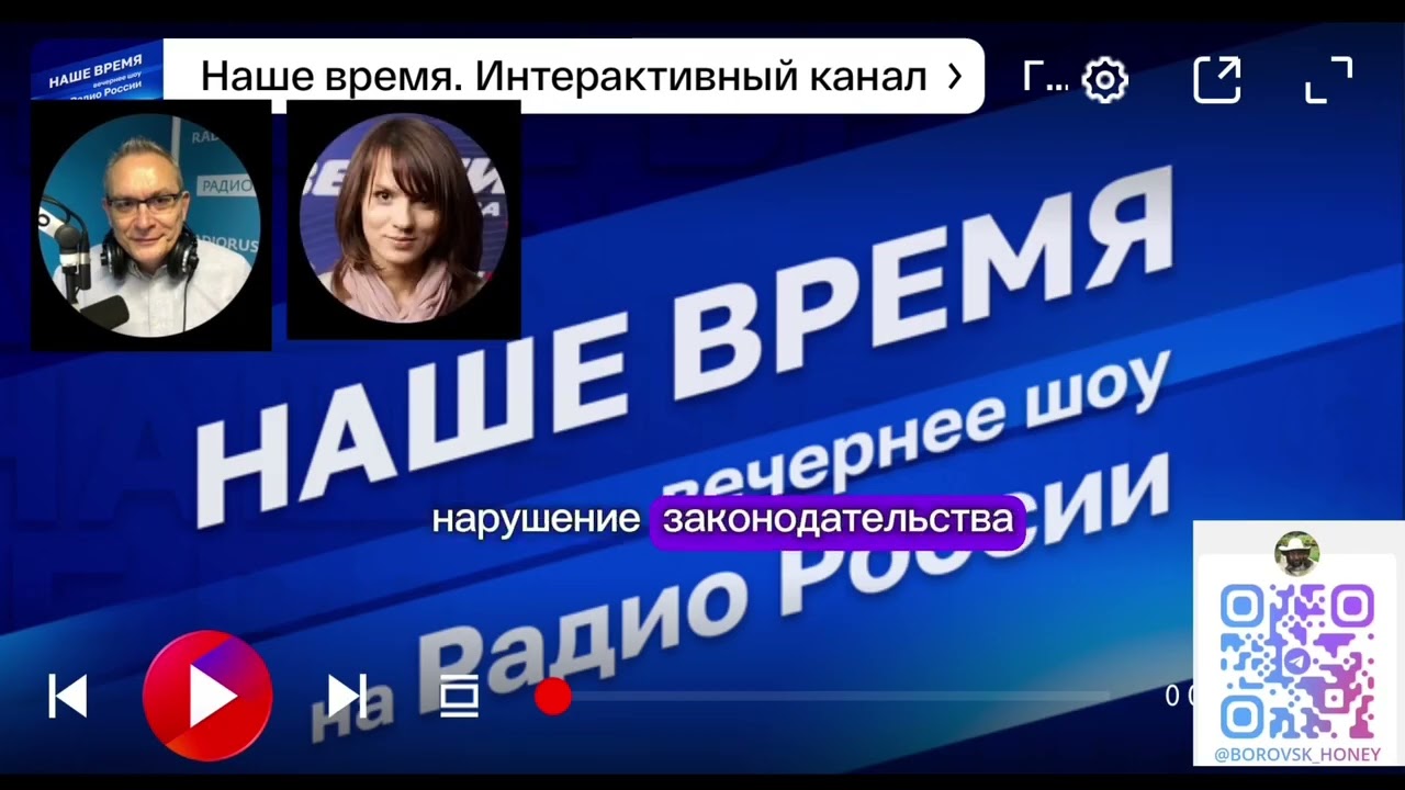 Эфир на радио. 80% меда в магазинах это не мёд. Роскачество