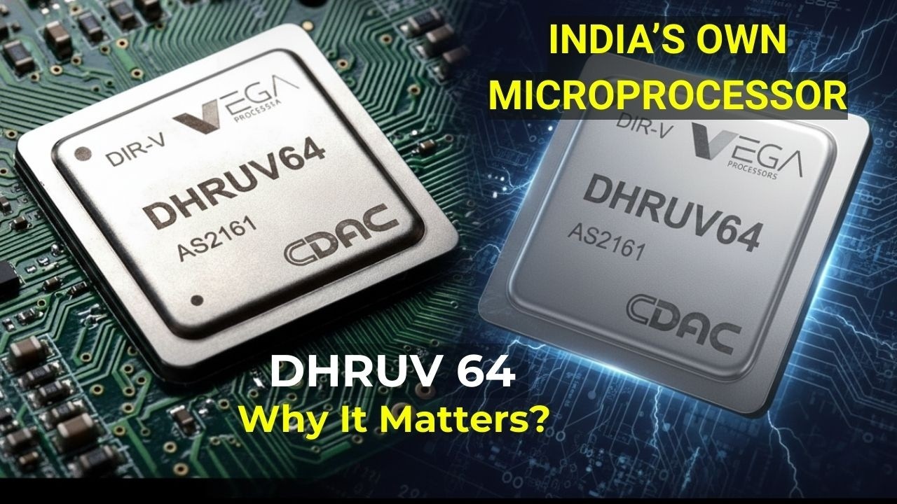 India’s First Indigenous 64-Bit Processor DHRUV64 | A Silent Strategic Breakthrough