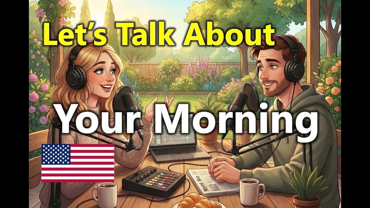 How to Talk About Your Morning | Simple English Conversation Podcast 🎧