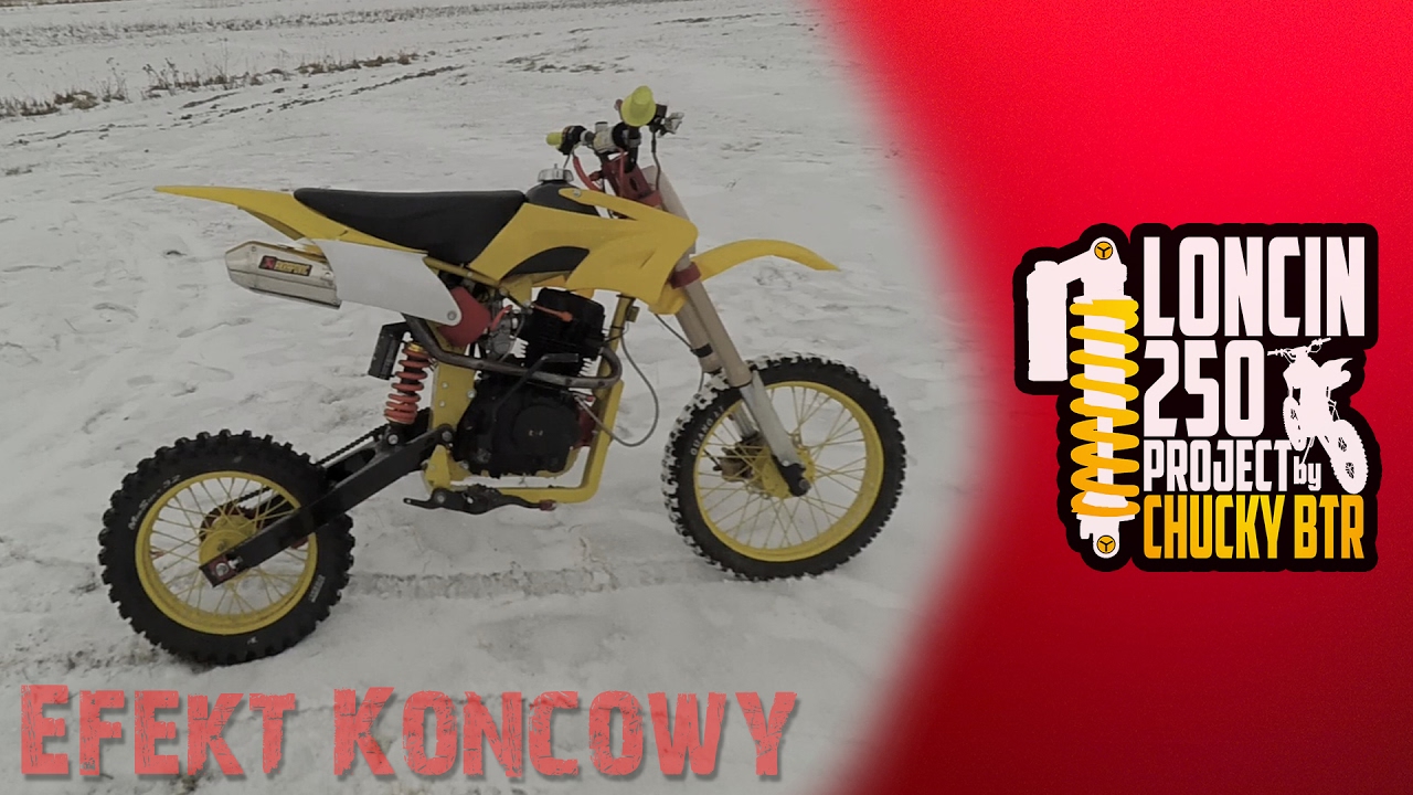 [VLOG #8 ]Efekt końcowy remontu crossa [Loncin 250 Project By Chucky BtR v2]