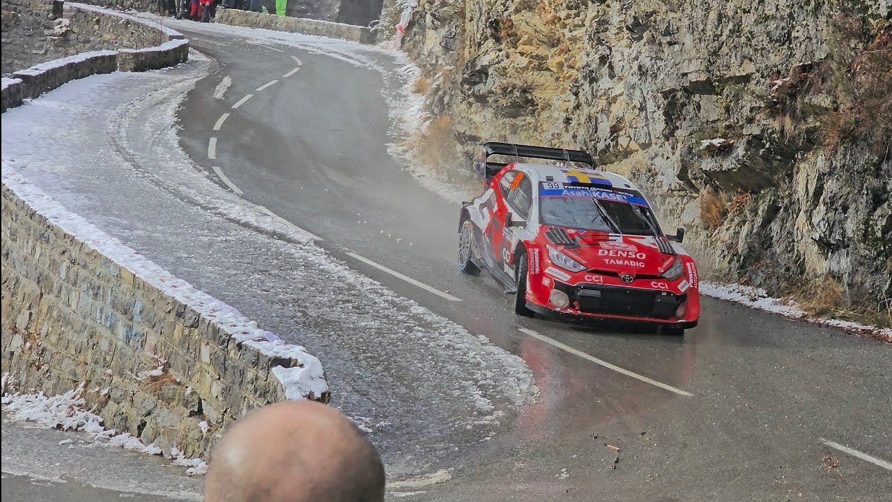 Rallye Monte-Carlo 2026 : SS15 La Bollene Vesubie - Moulinet 