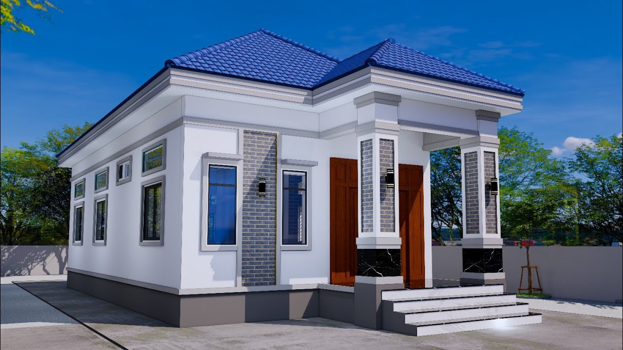 វីឡា 6x14m ម៉ៅផ្ដាច់ជាង 2ម៉ឺនសៀមរាបពលកម្មនិងសម្ភារះ /House 6mx14m 3 Bedroom