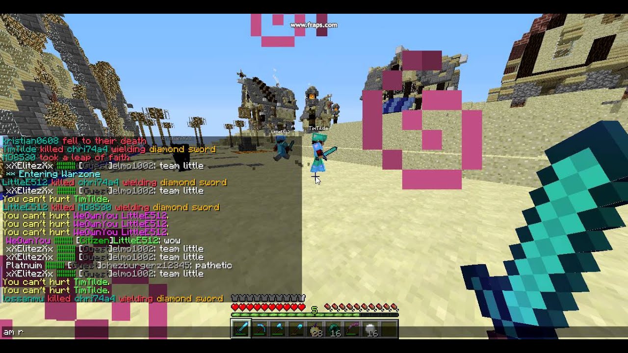 minecraft hacking in hcserver server pvp
