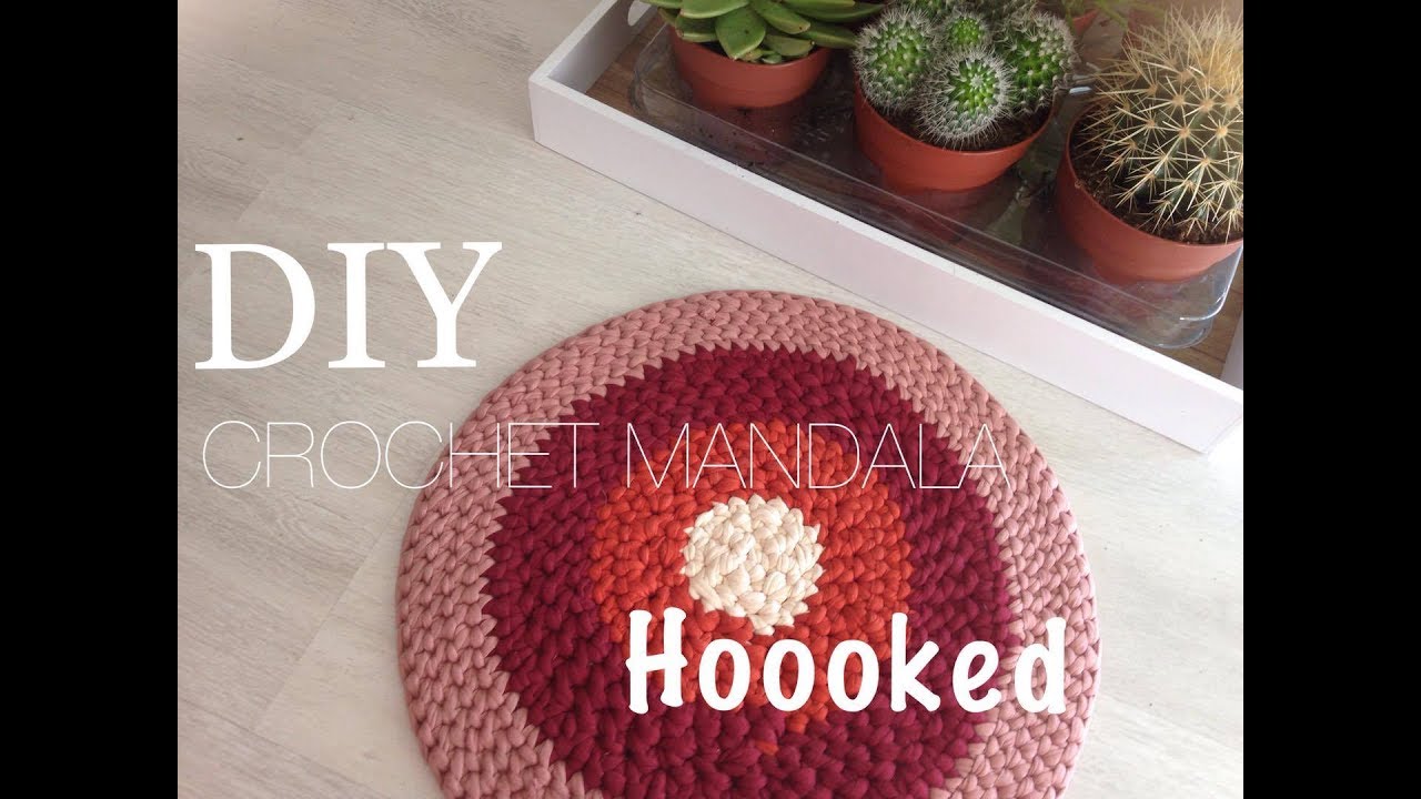 CROCHET MANDALA | HOOOKED ZPAGETTI  | DIY 1