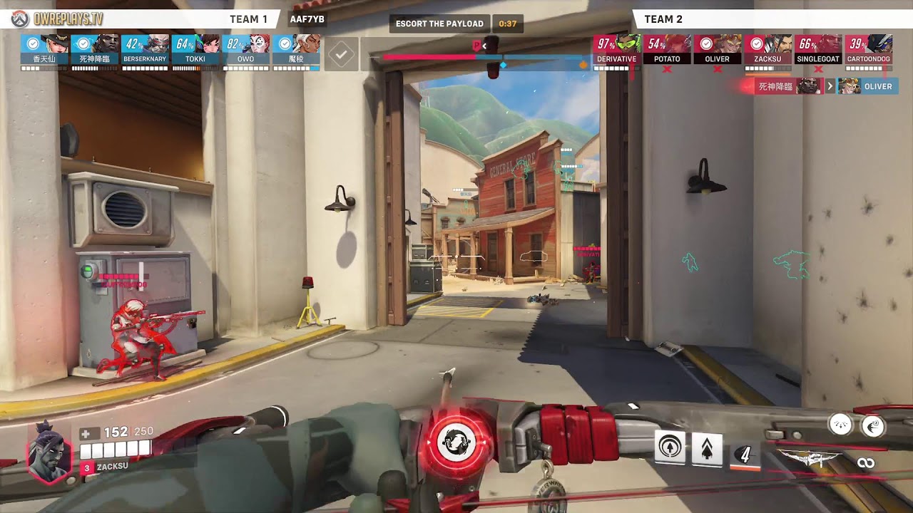 No more baited by ZACKSU &mdash; Overwatch 2 Replay AAF7YB