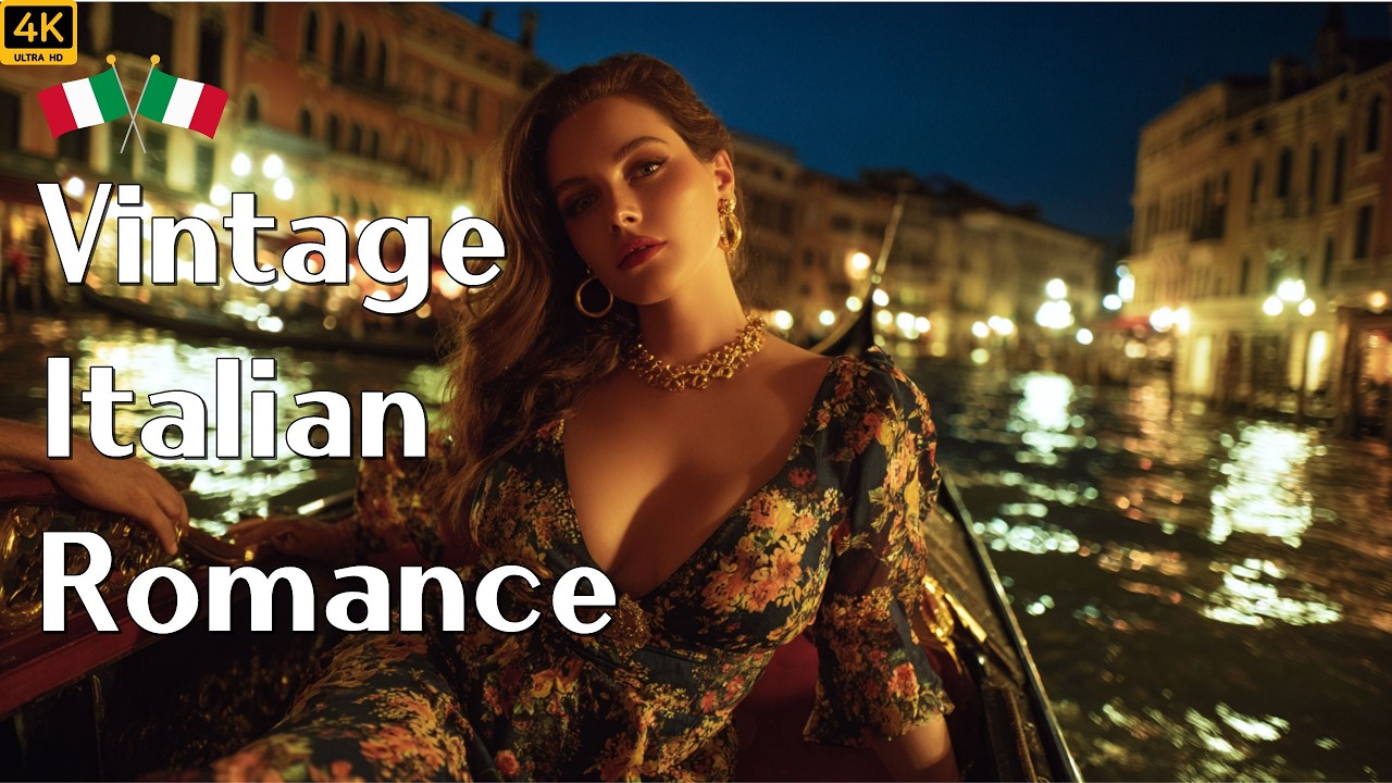 Venetian Romance 🇮🇹 60s Italian Cinema Love Songs | Golden Canal Nights 4K