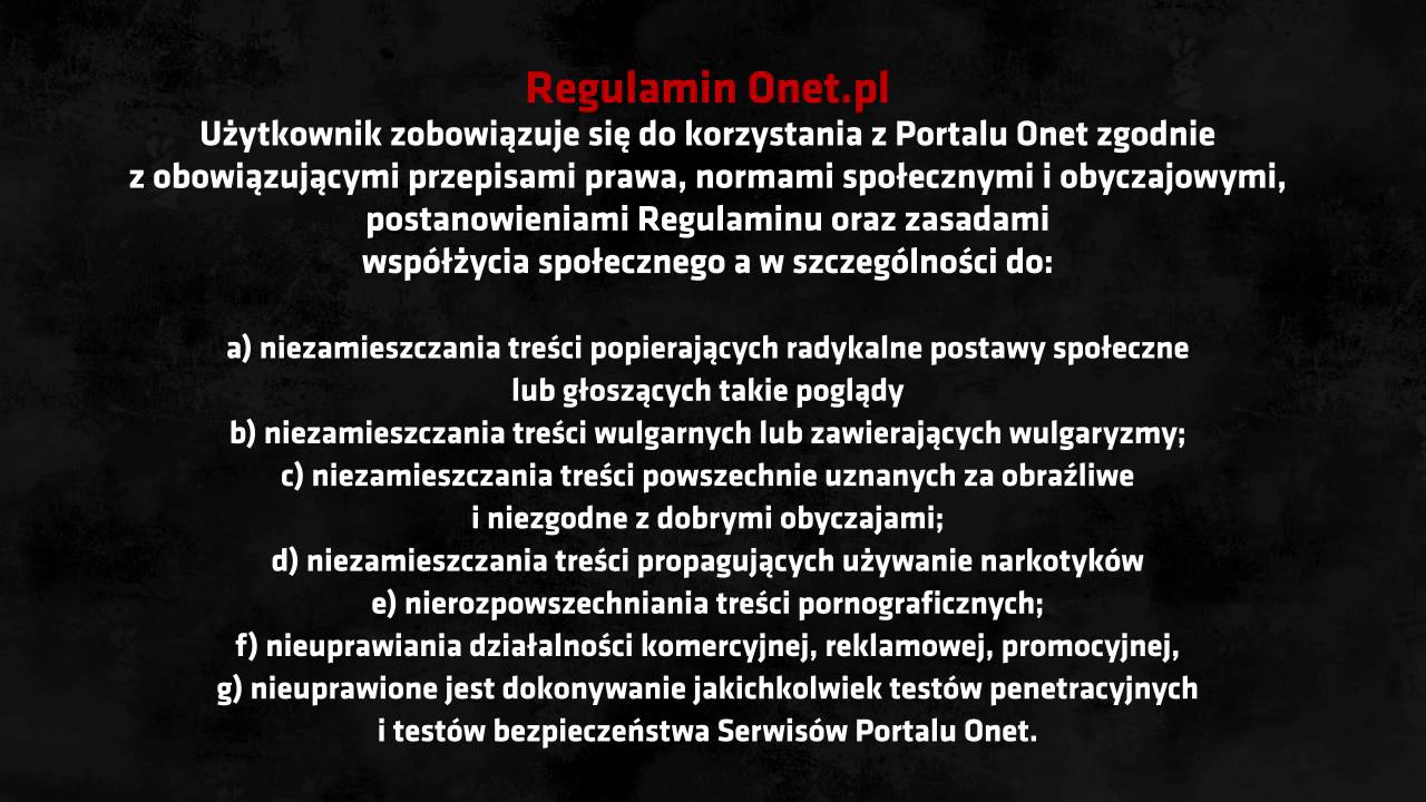 Jak zgłaszać mowę nienawiści na portalu Onet.pl?