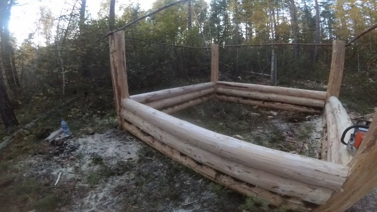 В КЕЖМУ СТРОИТЬ ИЗБУШКУ  (часть 1)