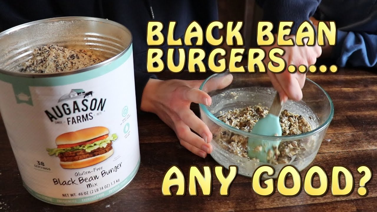 Black Bean Burgers....Any Good?? Augason Farms Review