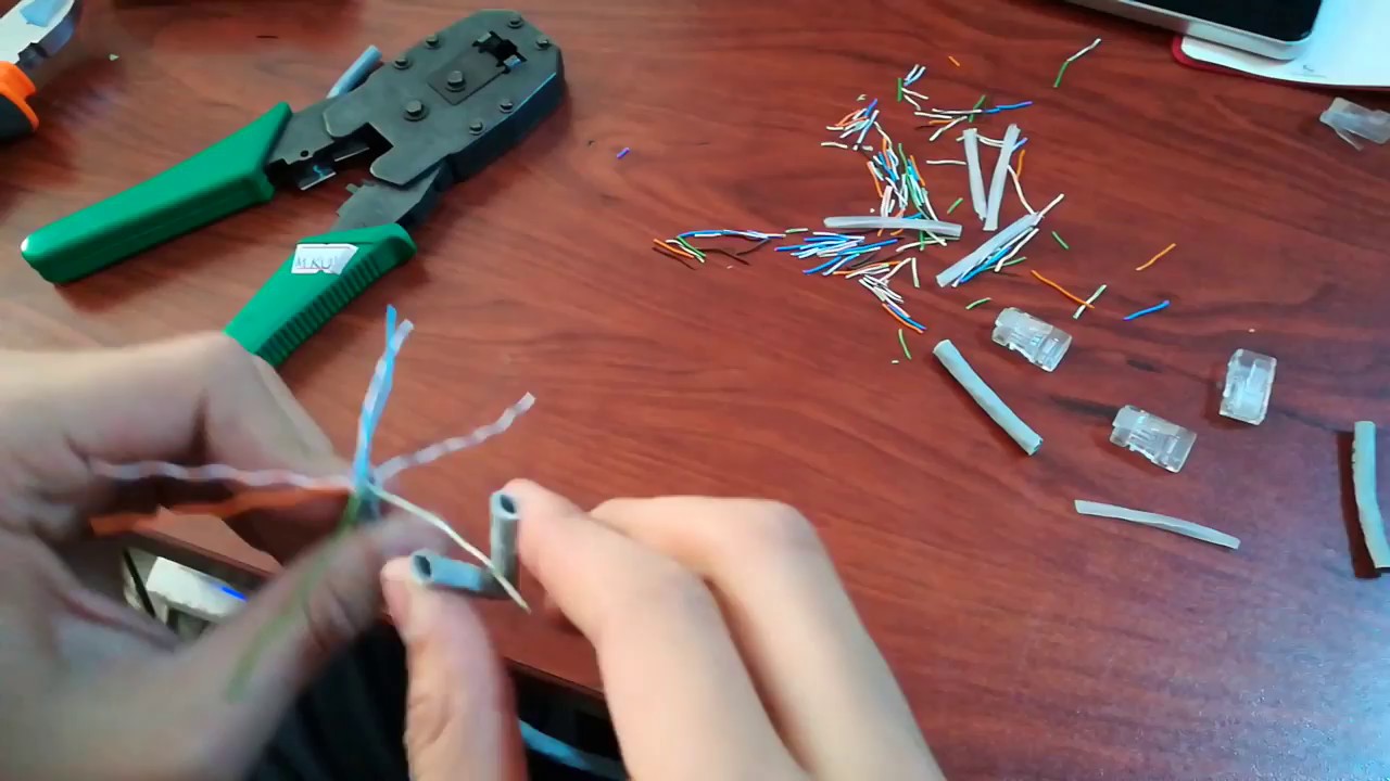 İnternet Ethernet kablosu nasıl çakılır RJ45-CAT5-CAT6