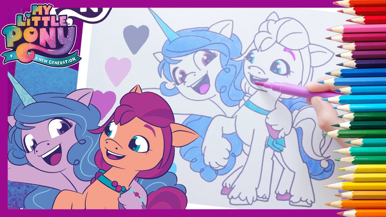 My Little Pony: En ny generation | farve dine ponyer | MLP