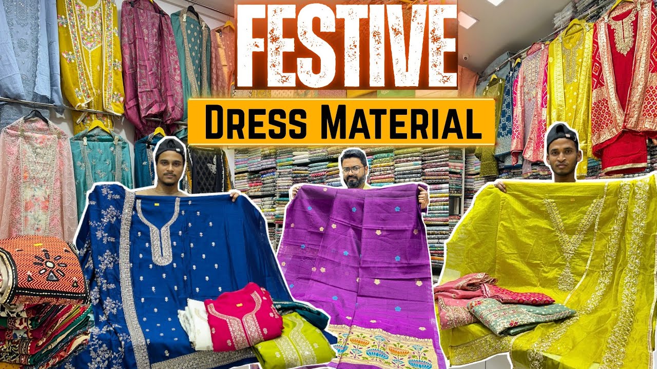 Latest Festival Dress Materials | Cheapest Market in Mumbai | Dadar Dress Material Market | Shopping