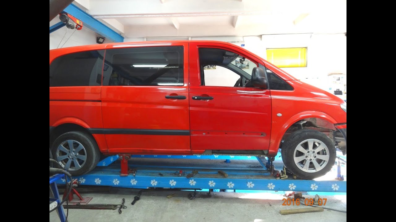MERCEDES Vito. вытяжка порога. стойки.