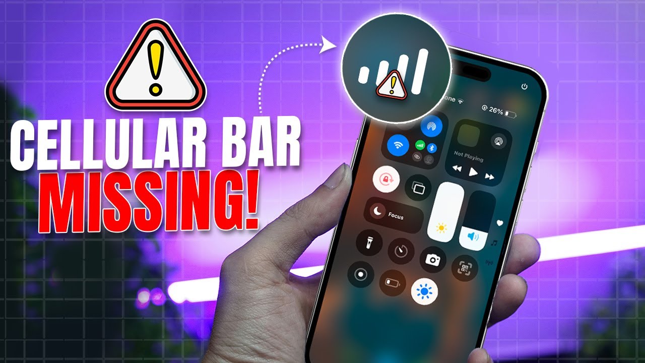 How to Fix Cellular Bar Missing on iPhone | No Signal or Network Issue