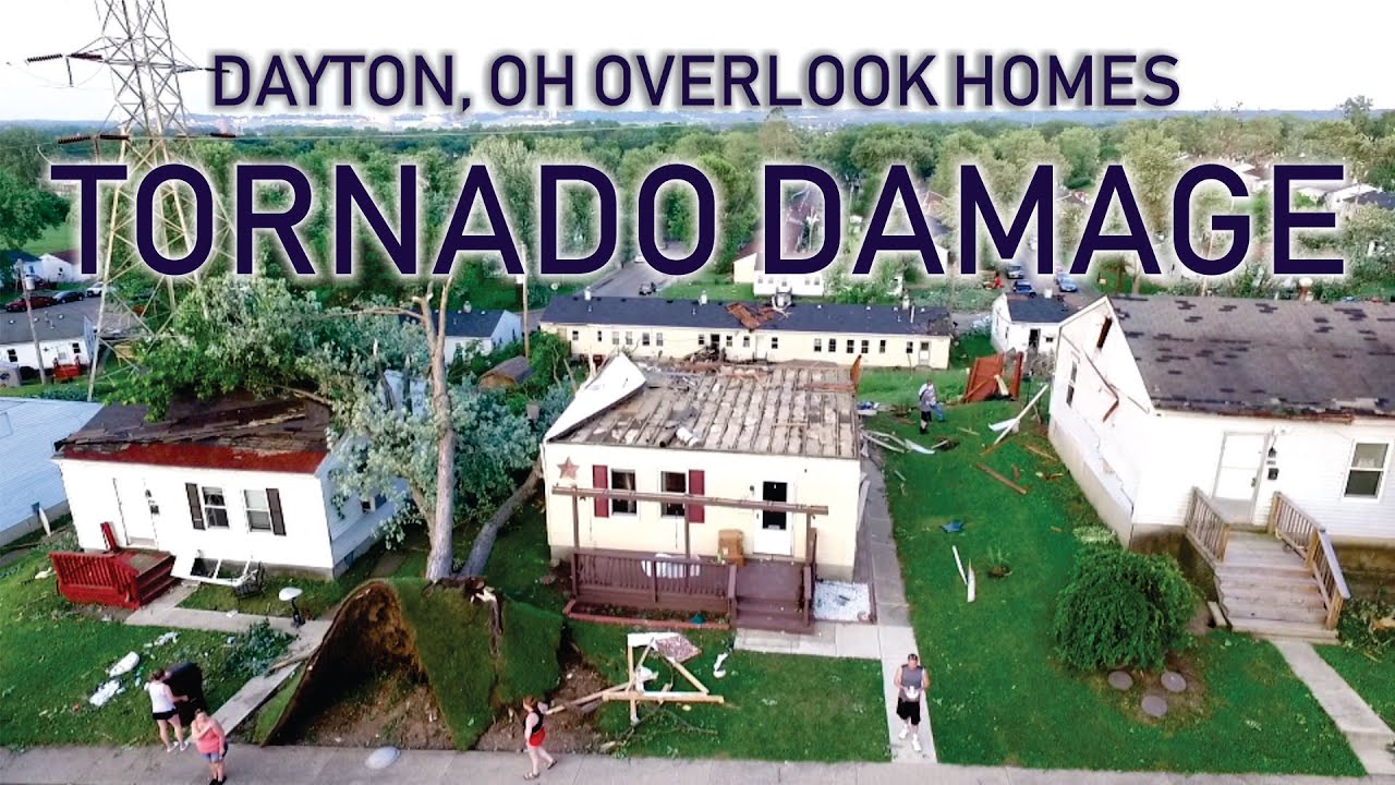 Multiple Tornado Outbreak Devastation Filmed from a Drone