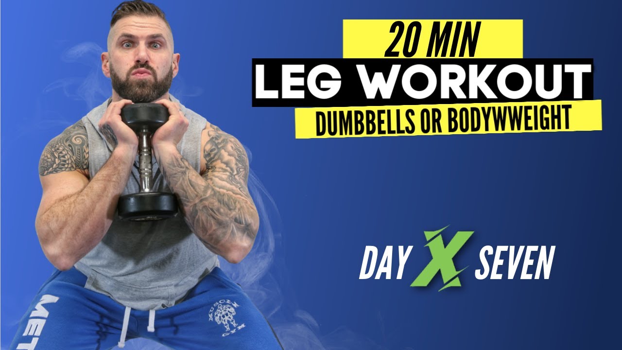 20 Min Dumbbell Leg Workout At Home | Day 7 | Xpress Bootcamp challenge