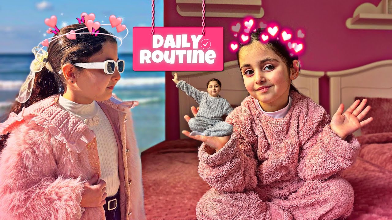 روتين الين وتالين يوم العطلة | خناقات التوأم😂