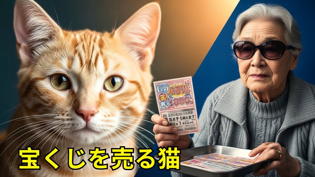 宝くじを売って目の見えない老女を養う猫 | コロの物語