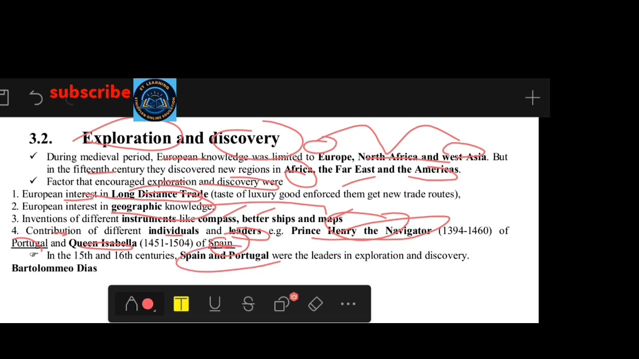 The Renaissance /Remedial history chapter 3 /ethiopian universities