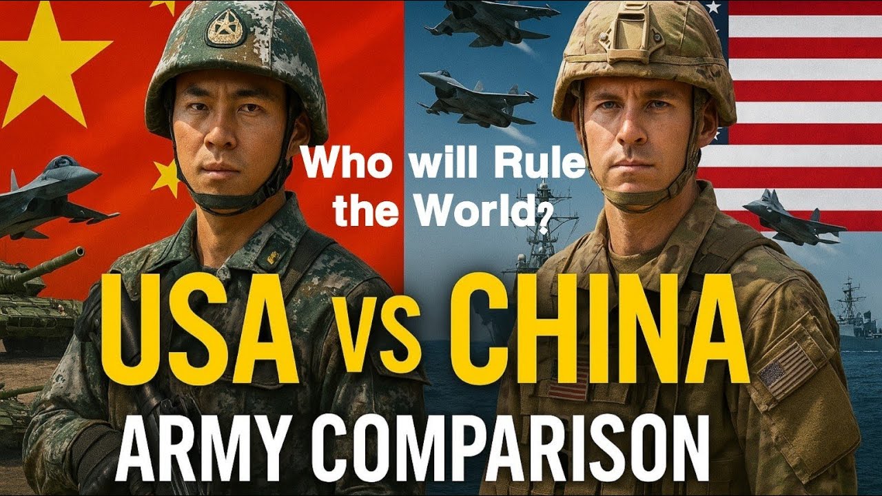 U.S. vs China: Military Showdown 2025! | usa vs china military power comparison #usmilitarycombat