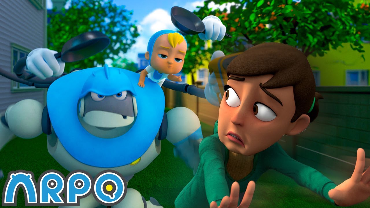 Neighbour Steals the Ice Lolly!!! | BEST OF ARPO | Funny Robot Cartoons for Kids