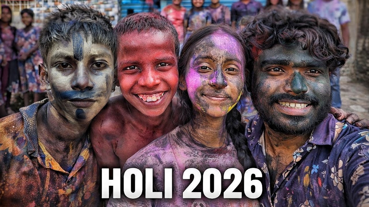 👉“गाँव की होली 2026 😍 रंगों का तूफान😳 | Holi Vlog India”#tufanpradhan #vlog