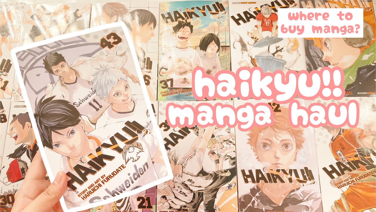 🏷 :: manga haul !! (haikyu!!) + where can you buy manga?