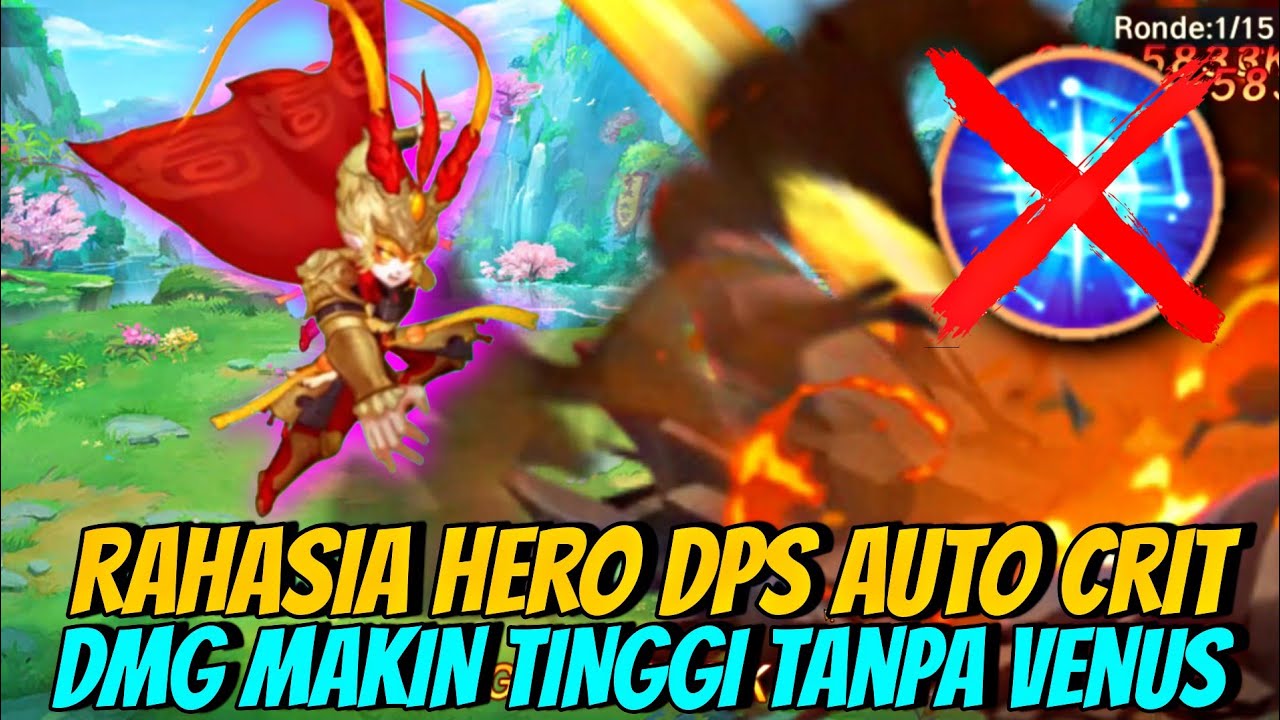 WORK 100%! RAHASIA Hero DPS Auto CRIT Tanpa Sihir VENUS & GACHA PET OREN ke3 - Monkey King AoH