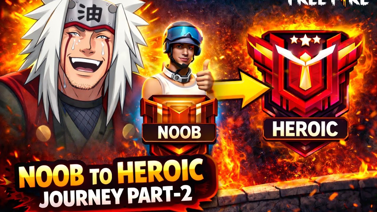 Nood to heroic journey part 2 😎👍🔥#freefire #gameplay #heroic #master #trending #trending 