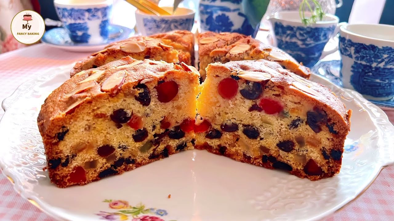 BRITISH TRADITIONAL GENOA CAKE / Old Fashioned Fruit Cake